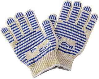 Jinhua mike Oven Mitt Gloves, 932°F Extreme Heat Resistant BBQ Hot Surface Handler