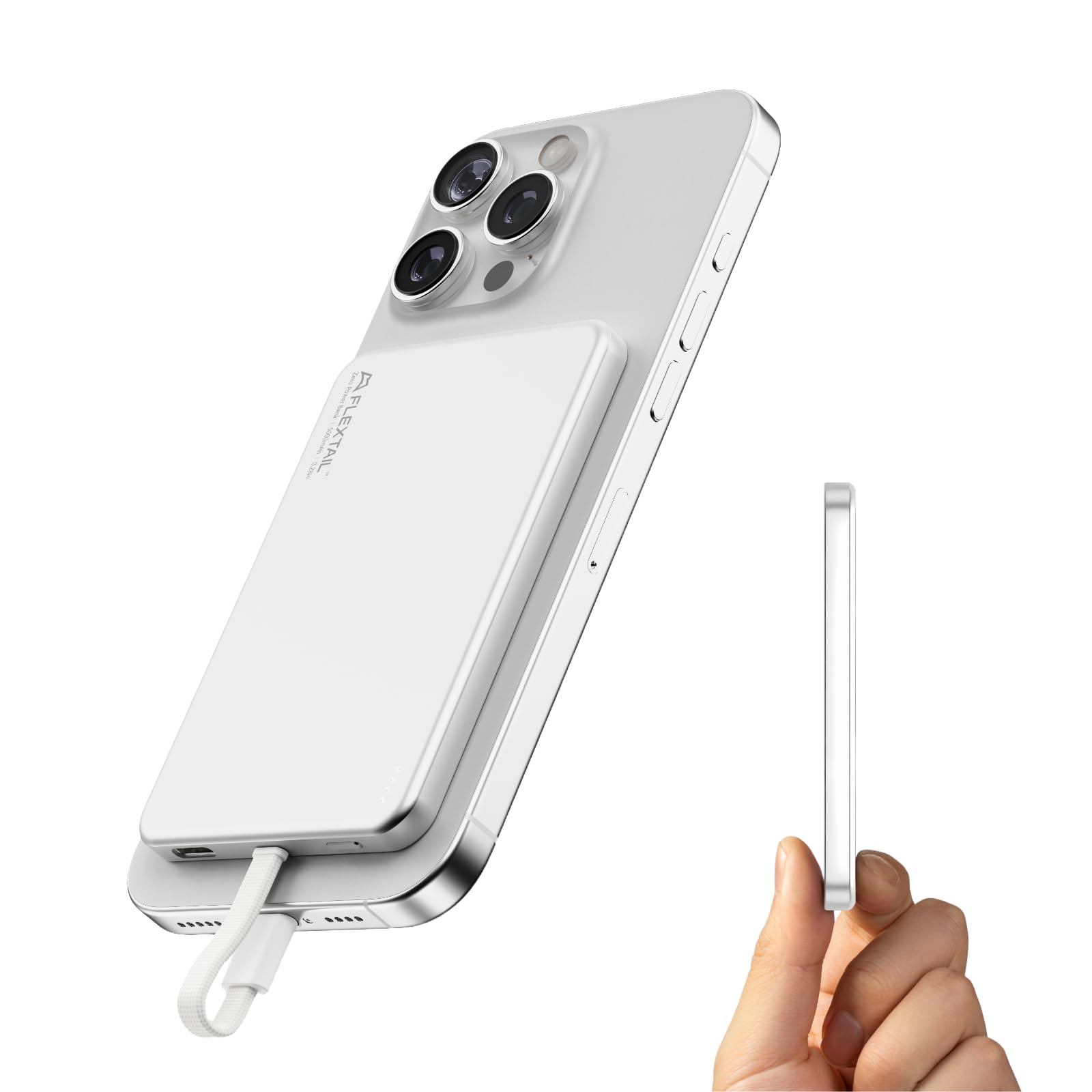 Amazon.com: FLEXTAILGEAR Magnetic Power Bank, 5000mAh Ultra Slim