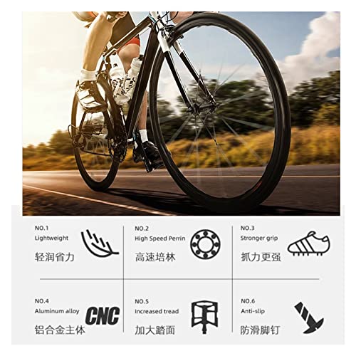 Bicycle Pedal Lightweight Carbon Fiber Platform Three Bearing Fit For Mtb Bicycle Cycling Pedals Titanium Axle Modified Parts #TOP6