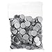 VEVOR Button Parts 1000-Piece 58mm/2.28 Inch Blank Button Badge Parts Set for Button Making Machine Metal Shells Clear Mylar and Plastic Base Components DIY Arts Crafts Supplies for Gifts Souvenirs