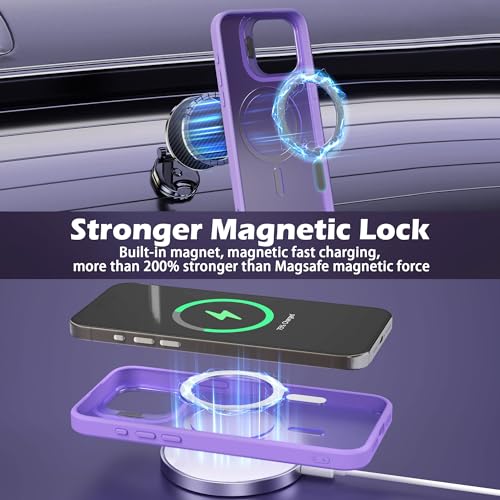Coque iPhone 14 avec protège-écran et objectif IDweel compatible MagSafe