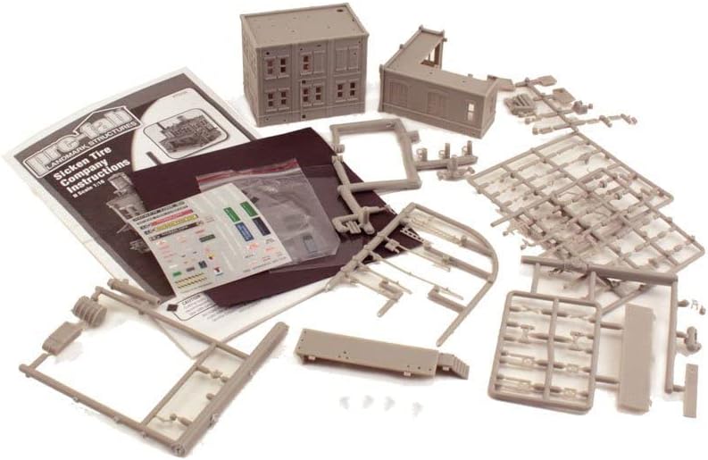 Pre-Fab Building Sicken Tire Company N Scale Woodland Scenics