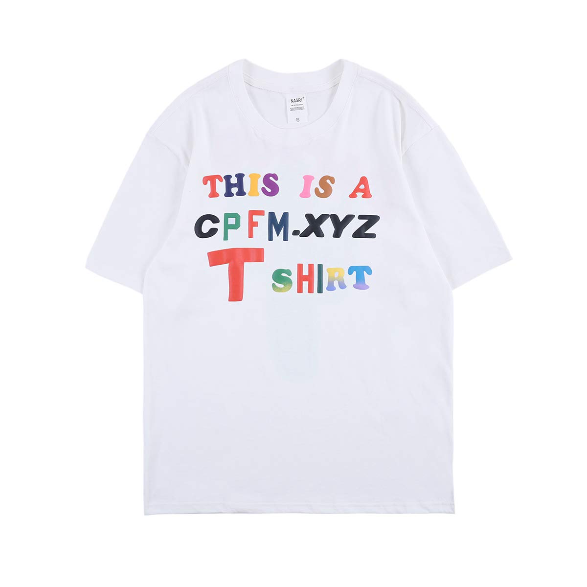 Kanye CPFM.XYZ T-Shirt Graphic Letter Print Hip Hop Rap Music Crew Neck Short Sleeve Tee