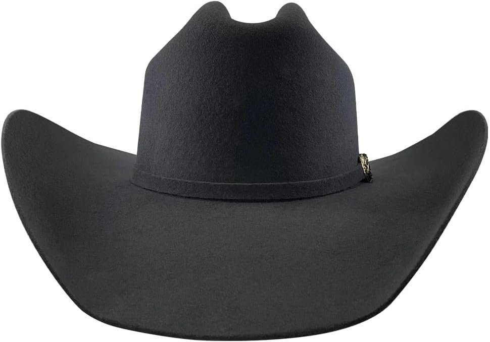 Original Tombstone 20X Western Cowboy Felt Hat for Men and Women - Cattleman Style - Granite Grey - Image 3