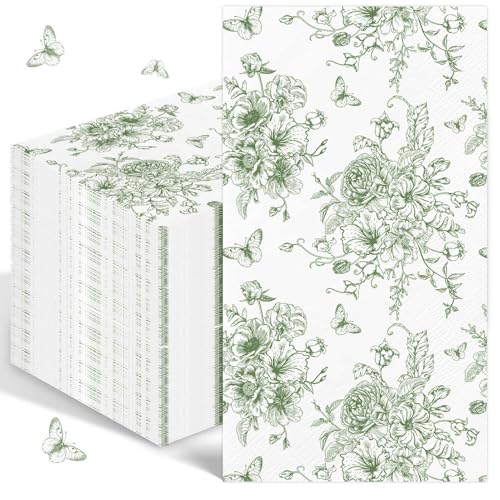 Servilletas de papel decorativas de flores para crear momentos inolvidables en compañía