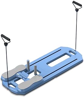 RIDEONMOP Tabla de Pilates Reformer Plegable, Tabla Abdominal Multifuncional con Rebote automático, Rodillo Abdominal Duradero para Entrenamiento Abdominal y de Fuerza del Tronco