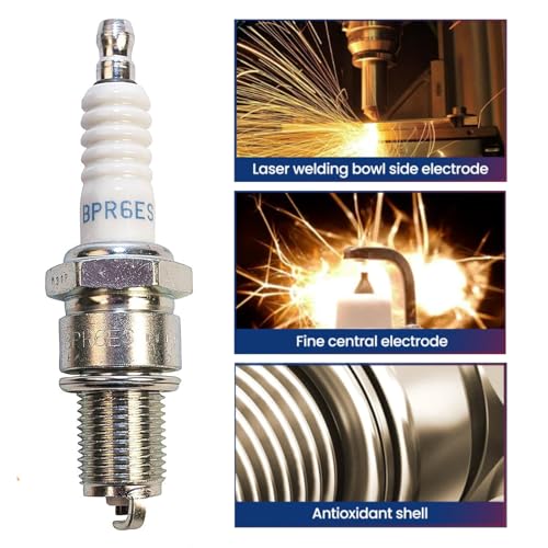 BPR6ES Spark Plug for Honda Motorcycle Engines & Other Small Engines (3 Pack)