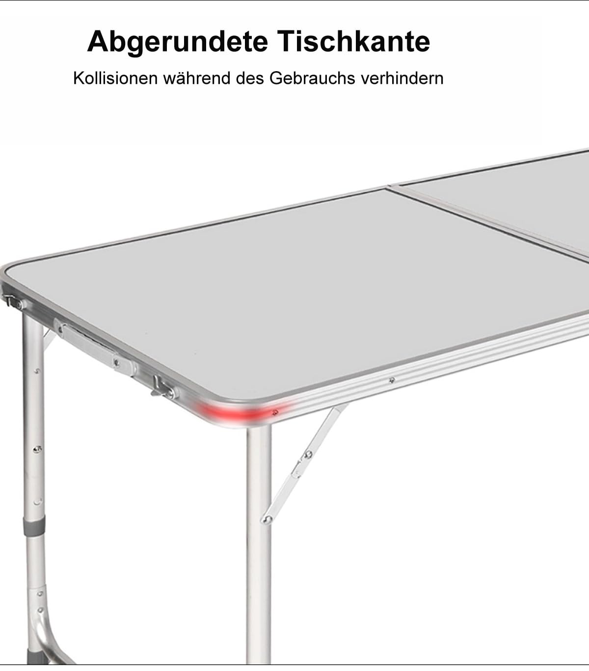 Yiyai Campingtisch Klapptisch 120x60cm Hhenverstellbar 55/62/70cm, Leicht  & Kompakt Klapptisch mit Aluminiumrahmen Balkontisch fr Festivalls Mrkte  und Campen : Amazon.de: Kche, Haushalt & Wohnen