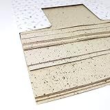 Artway Lot de 24 feuilles de papier d'orge dépensé A4 de 150 g/m² adaptées pour les techniques mixtes, les applications d'art et de design, le collage, l'impression et la papeterie sur mesure