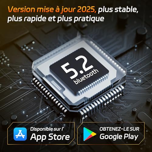 KONNWEI OBD2 Diagnostic Auto Bluetooth 5.2 Valise Diagnostic Français – vue 8