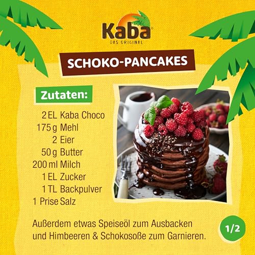 Kaba Choco 800g Vorratsdose Trinkpulver, das Original Kakaopulver zum Anrühren in kalter und warmer Milch