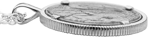Miniatura 6 de US 1937 Indian Head Buffalo Nickel 5 Cents Coin Solid 925 Sterling Silver Necklace NEW - FULL HORN