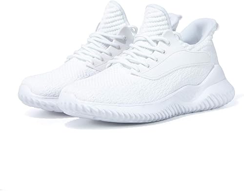 Miniatura 7 de Akk Zapatos para caminar para mujer, tenis para correr, tenis de espuma viscoelástica, ligeros, tenis de trabajo para gimnasio en interiores y