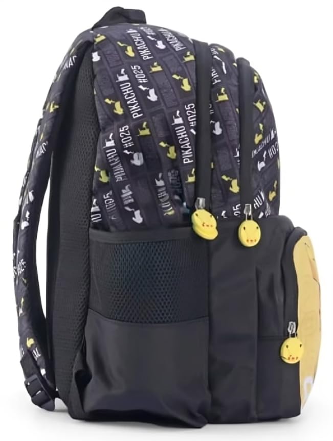 Image of STRIDERS Pokemon School Bag for Kids | Spacious Durable Rolling Backpack | Padded Comfortable Straps & Fun Design | Ideal for School Travel & Play