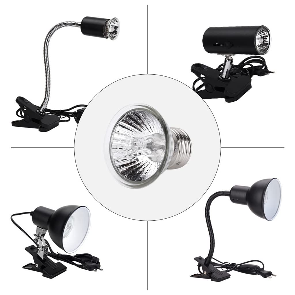 6 Pacchi Lampada Solare a Spettro Completo UVA + UVB Lampadina della Lampada di Calore per Prendere Il Sole, Lampada Riscaldante per Rettili per Tartaruga, Lucertola, Rana, Base E27/E26