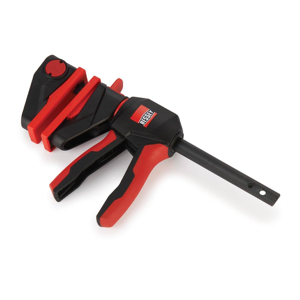 Bessey EHKL360, 6 in, Trigger Clamp and Spreader 360 Rotating Handle One-Hand Bar Clamps, Black