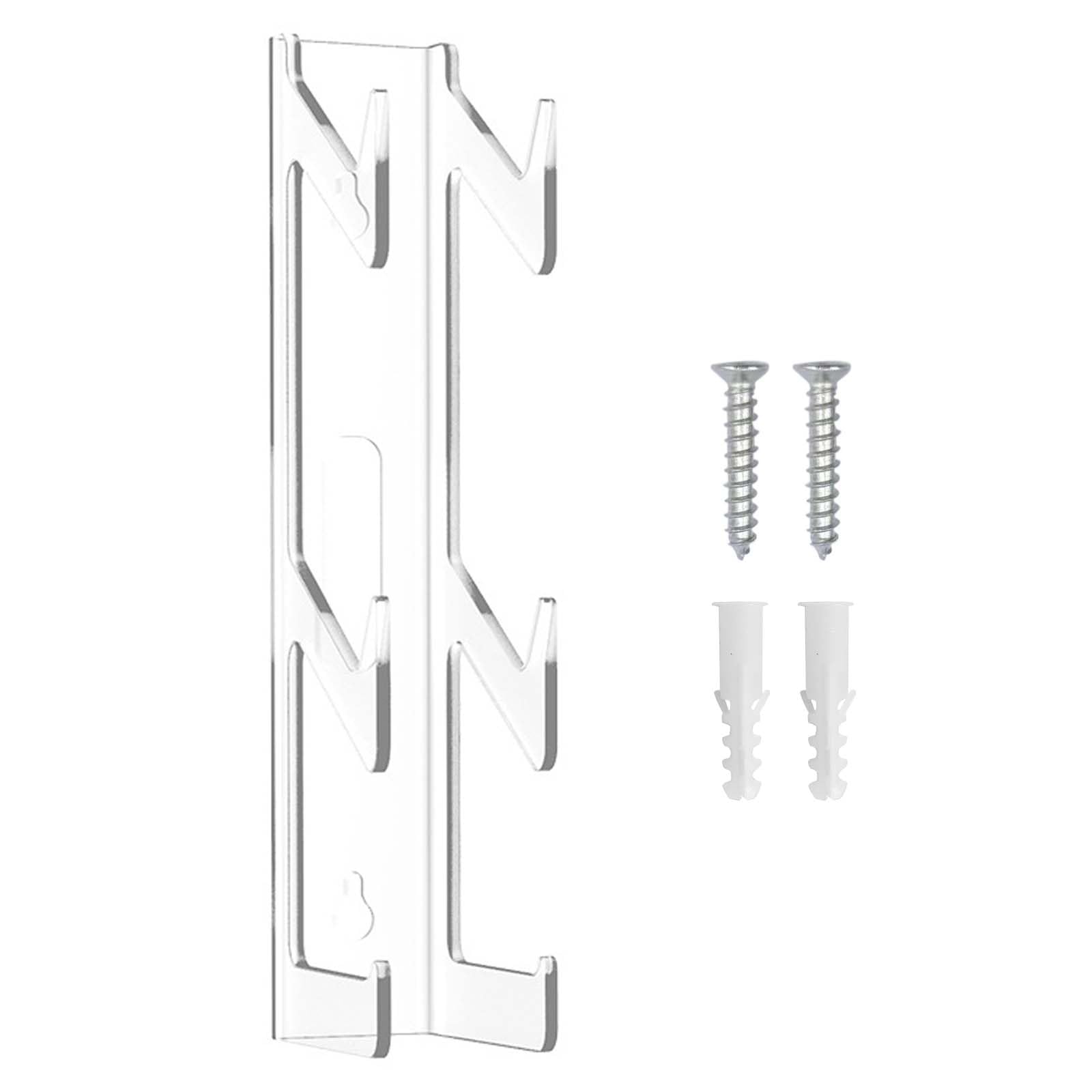 Gamepad Supporto per PS4/PS5/PS3/Xbox/Switch, Portaoggetti da Parete per 2 Maniglie e 1 Cuffia, Gancio per Cuffie, Controller Stand Trasparente