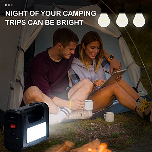 Solar Generator,Portable Power Station With Solar Panels,Portable Generator For Camping,Solar Powered Generator With Flashlight For Home Use,Outdoors Travel Hunting Emergency #TOP1