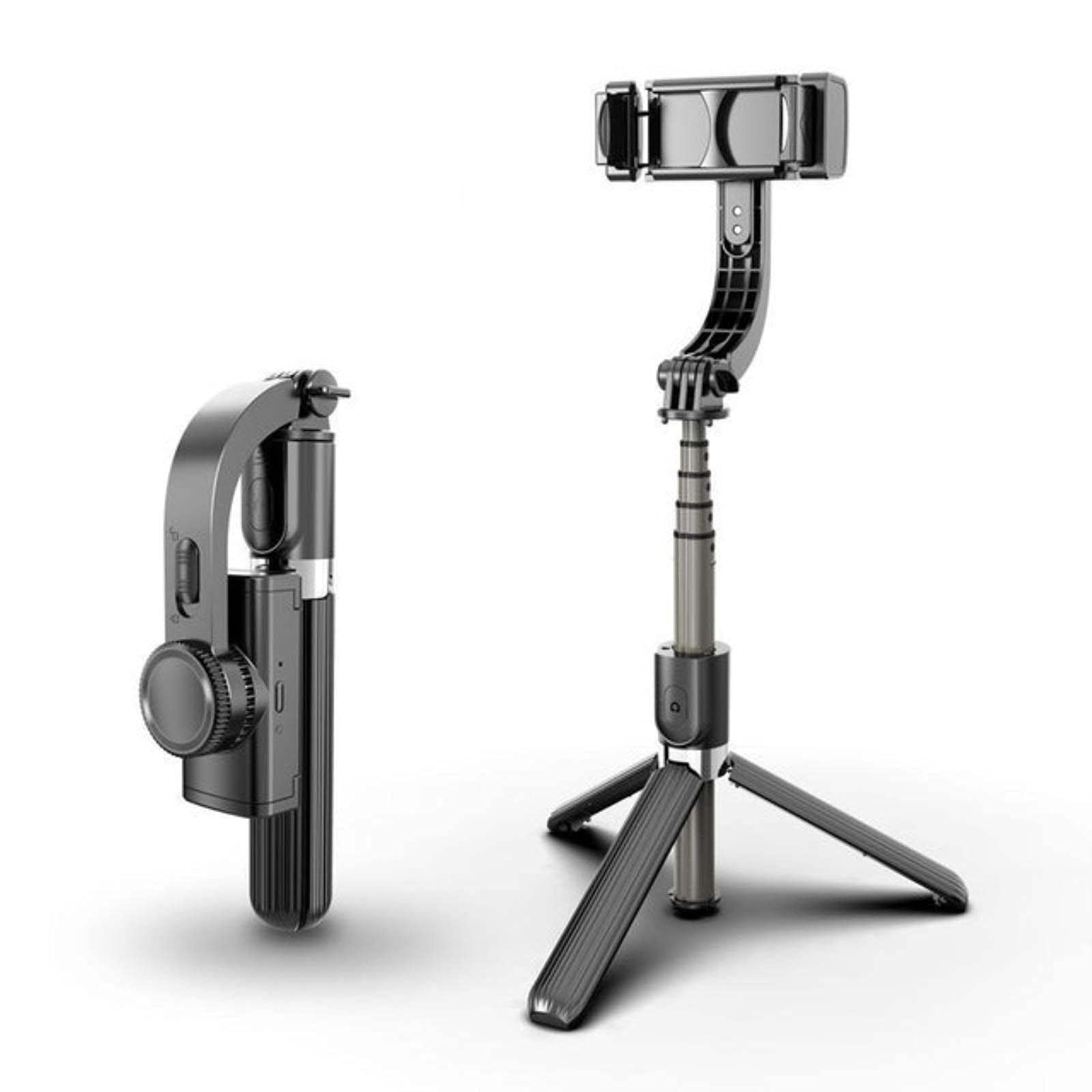 3-osiowy ręczny gimbal stabilizator do smartfona iPhone 3 w 1 bezprzewodowy bluetooth kij do selfie tik tok statyw z pilotem