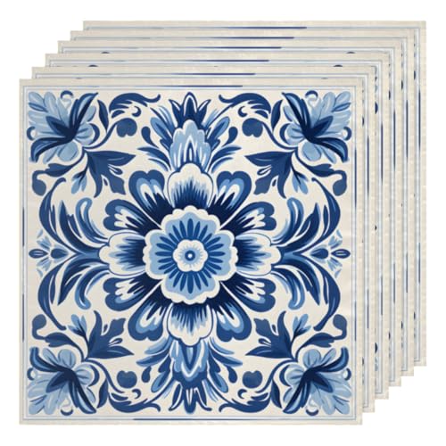 Servilletas de Tela Multicolor Set de 6 50.5x50.5 cm miniatura 1