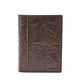 Serie: Neel Fossil Neel International Combi Geldbörse Leder 10 cm, Braun, 10x2x13