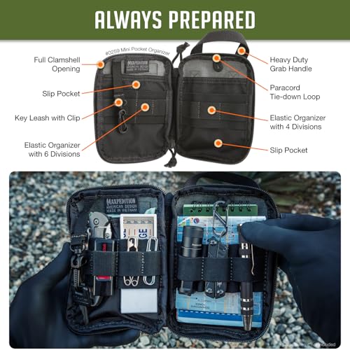 Maxpedition Mini organizer kieszonkowy szary wilk