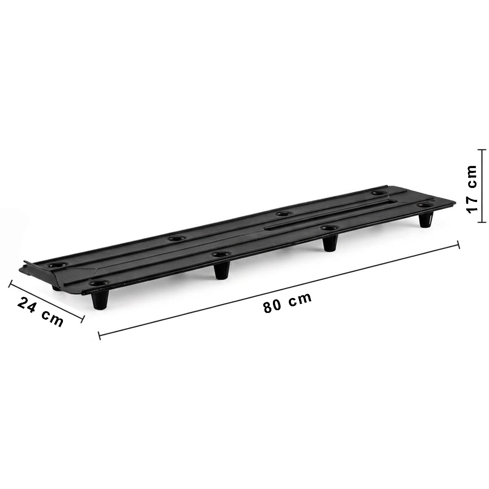 6 jardineras para balcón, 80 cm, almacenamiento de agua, 18 L, color antracita | BURI, Maceteros para plantas, jardineras, jardineras de balcón de 18 L, resistente a la intemperie con inserto