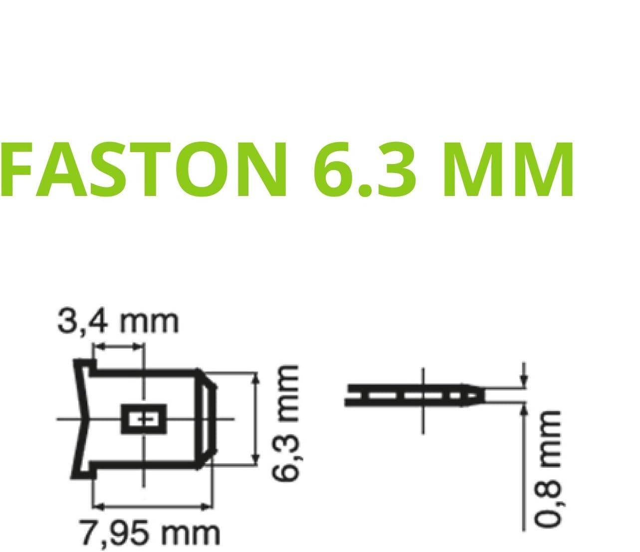 Batteria Ermetica al Piombo 12 V Capacità 9 Ah, per UPS, Sistemi di Videosorveglianza e Allarme, Attacco Faston 6.3 mm, Dimensioni 15.1 x 9.4 x 6.5 cm