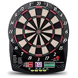 Diana Electrónica para un hasta 16 Jugadores, Pantalla LCD, 6 Dardos y 50 Puntas, Adecuada para Fiestas, Unisex Adulto 31 Juegos 289 Variantes