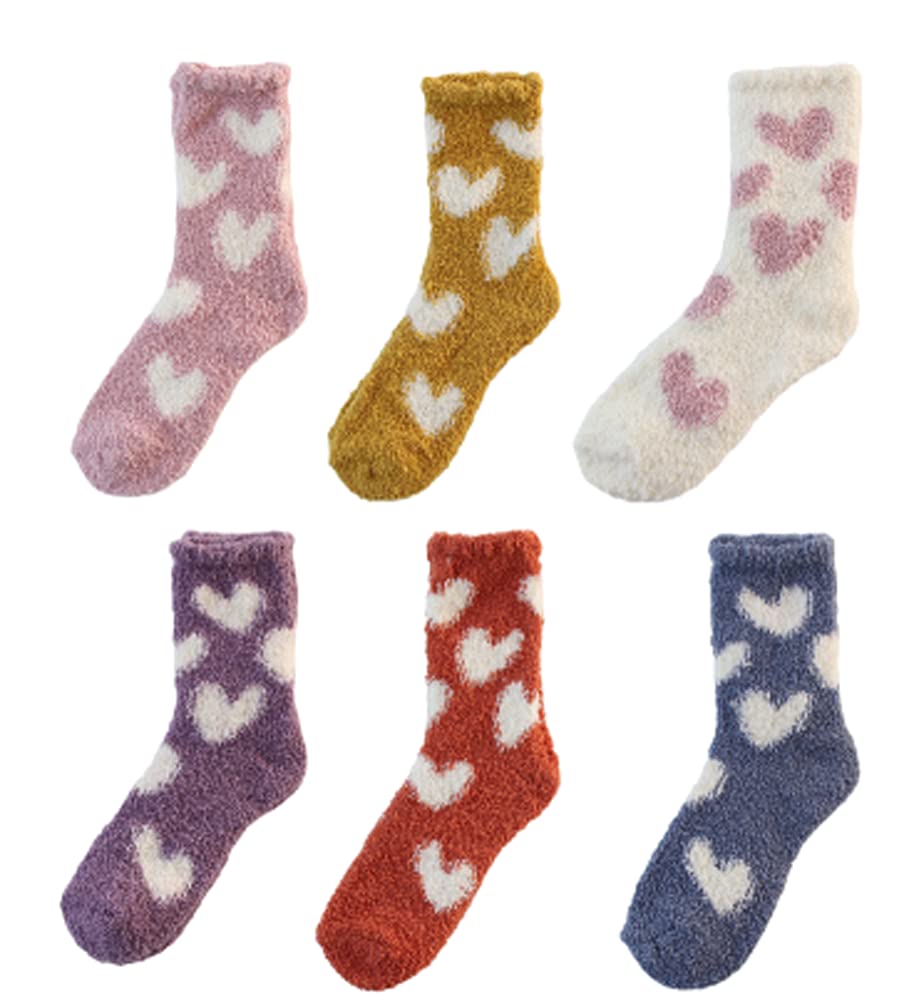 Fuzzy Socks for Women Warm Fluffy Cozy Sleeping Socks Casual Slipper Socks Gifts for Women
