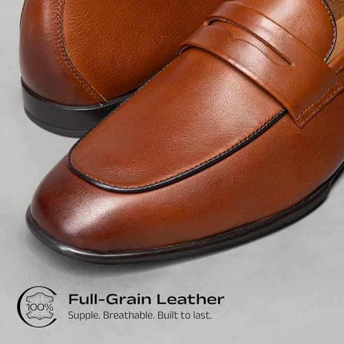 Bruno Marc Men's Classic Penny Loafers Suede Dress Shoes Comfort Lightweight Slip-on Shoe Solace Reserve - Image 5
