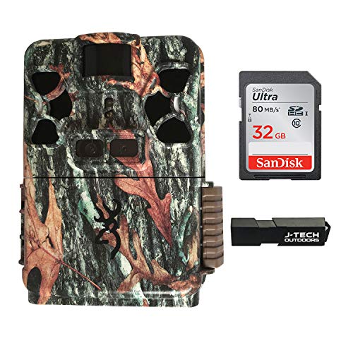 Browning Patriot Trail Game Camera Bundle Includes 32GB Memory Card and J-TECH Card Reader (24MP) | BTC-Patriot-FHD