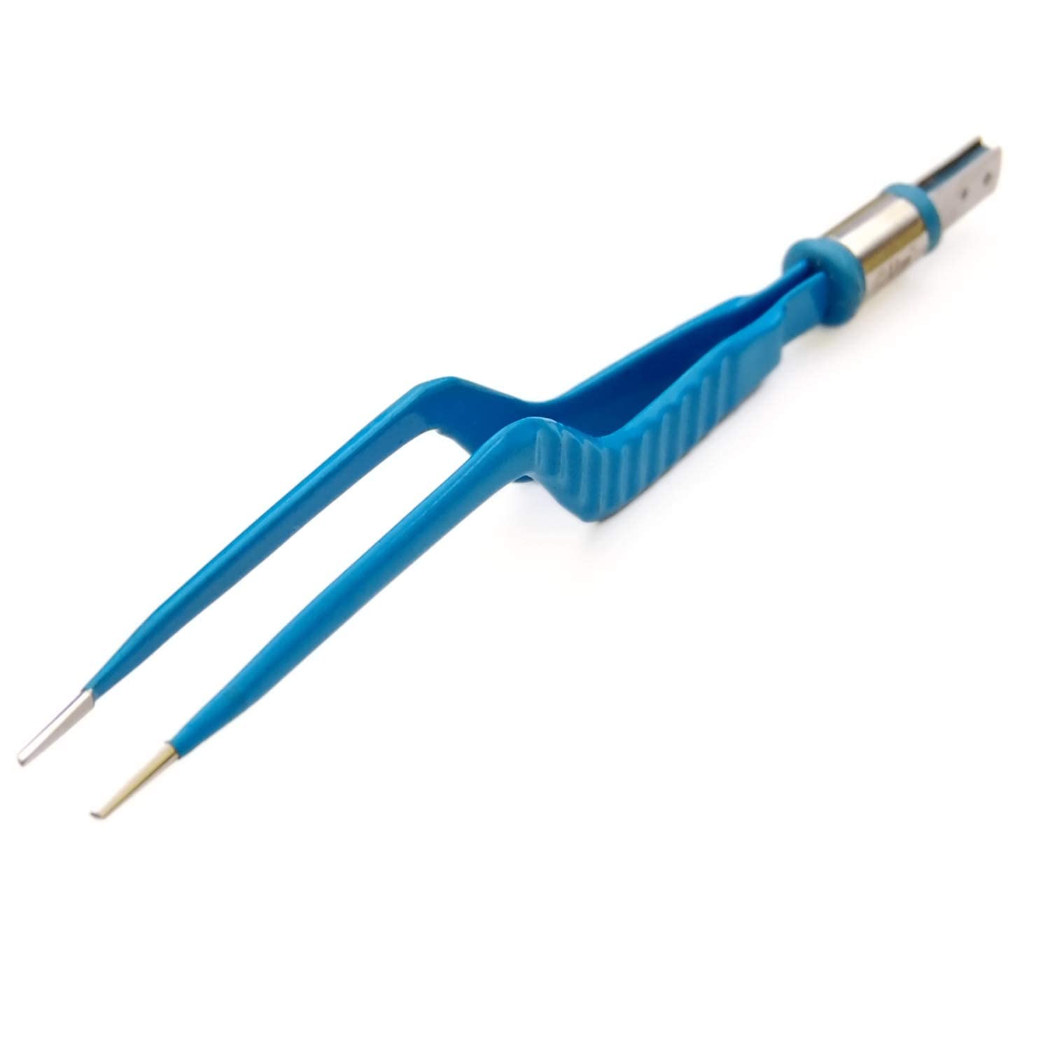 STEPWELL Surgical Bipolar Forceps Bayonet Blue Reusable Delicate Tip 1MM with 8" Length (Bayonet 8") (B0CPY6Q73M) Amazon Price History, Amazon Price Tracker