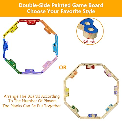 Juego de Mesa Jokers and Marbles con 8 Tableros y 48 Canicas miniatura 2