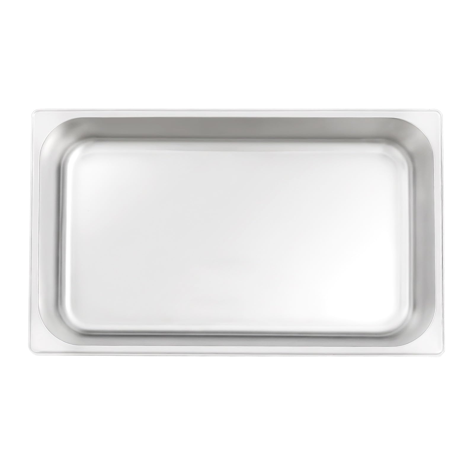 Chafing Dish, 4 scaldavivande 53,5 x 32,5 x 10 cm, grande capacità in acciaio inox con coperchio, impilabile, set da buffet in acciaio inox da 9 l, per ristoranti, hotel, buffet