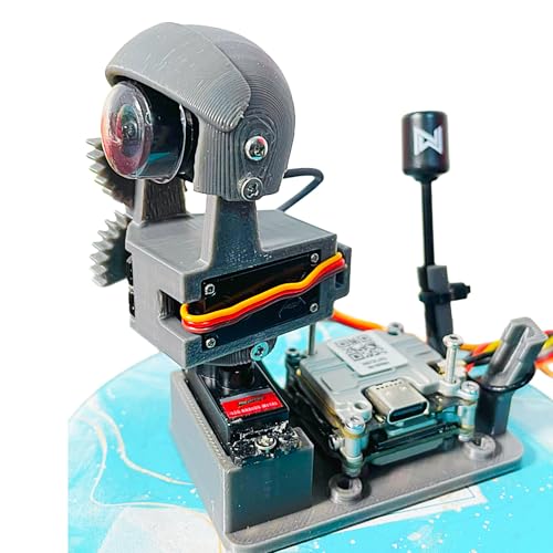 Image of Dual-Axis Servo Gimbal Mount(SG90 /MG90) - 3D Printed FPV Camera | Transmitter Stabilizer for RC Aircraft (Servo Motor & Electronics Not Included)