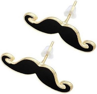 Fashion Retro Handlebar Mustache Hipster Beard Vintage Statement Pendant Necklace or Earrings