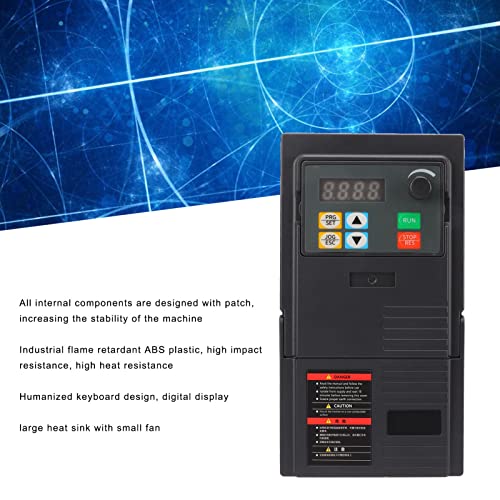 VFD Variable Frequency Drive, 2.2KW 3HP AC340-440V Input 3HP AC0-440V Output 7.9A VFD Inverter with Braking Unit RS485 Enabled Universal Frequency Converter for Motor Speed Control - Image 2