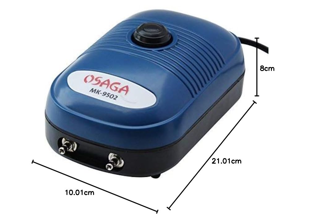 Osaga MK-9502 sprężarka membranowa, elektronicznie regulowany aerator