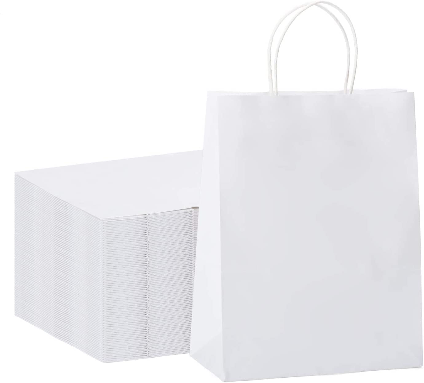 AMINIT Paper Bags, Gift Bags with Handles, Small Craft Shopping Bags in Bulk for Boutiques, Small Business, Retail Stores, Gifts & Merchandise(12X16X5 Inch,White) (B0CCJNGNS2) Amazon Price History, Amazon Price Tracker