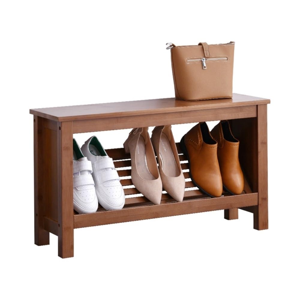 Banc à chaussures avec rangement intégré pour optimiser l'espace d'entrée