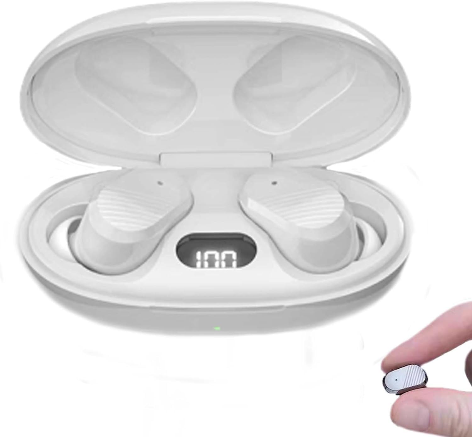 Echolabs Ear Buds 2025 Edition, Echo Labs Audio Earbuds, Echo Wireless Earbuds with Bluetooth 5.3, Noise-Isolating In-Ear Headphones for Sports, Running, Gym (White)