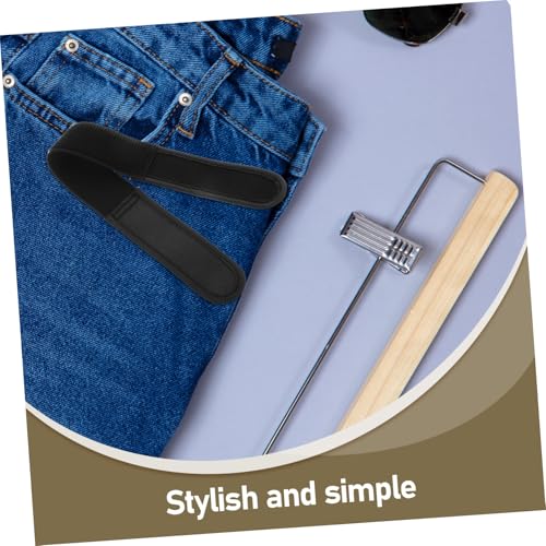 1pair Unisex Buckleless Elastic Waist Belt for Jeans No Buckle Stretch Belt Hook and Fastener Comfortable Hip Elastic for Men and Women Stylish Casual Wear Accessory3