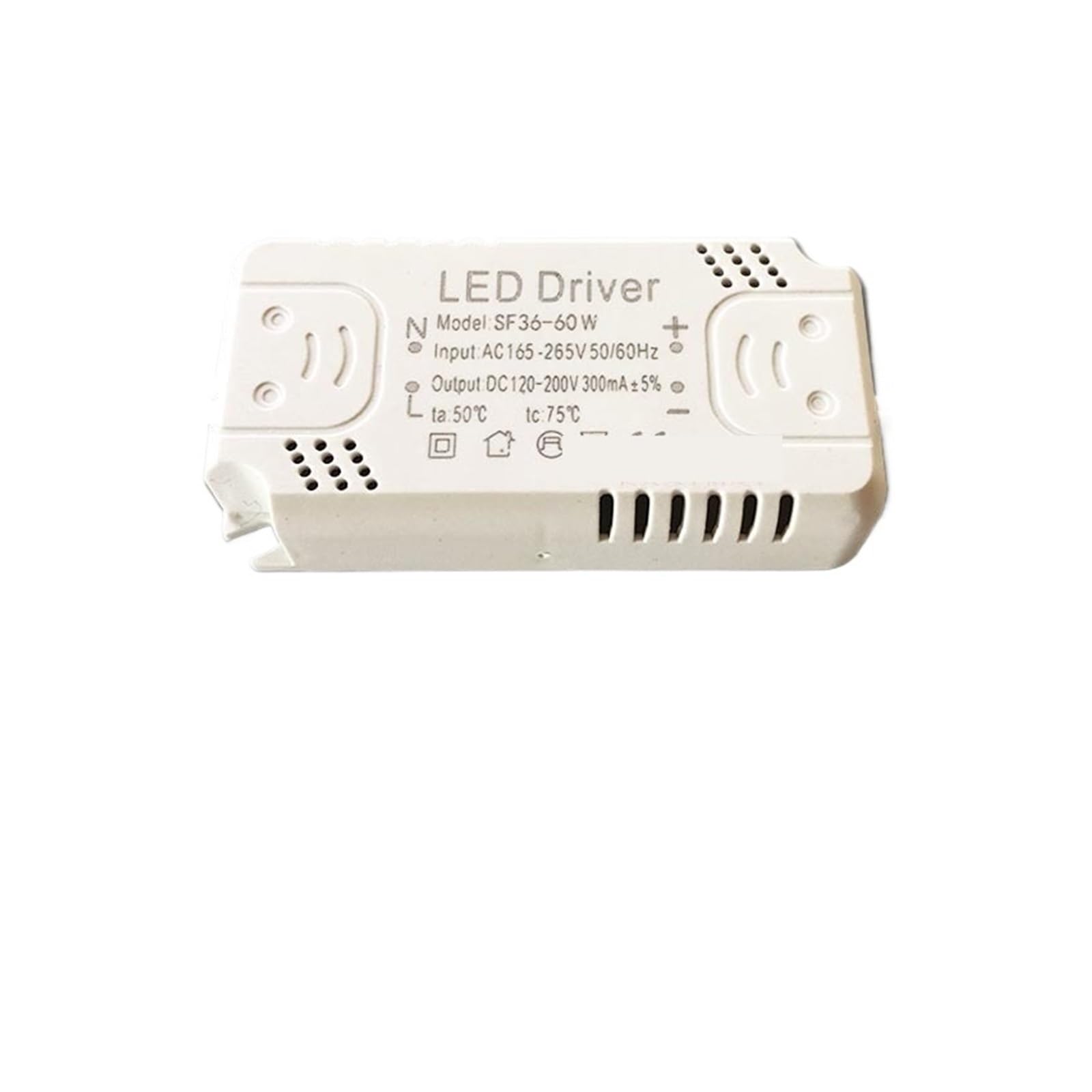 Ballast LED ultra-mince 36-60W transformateur segmenté anti-scintillement