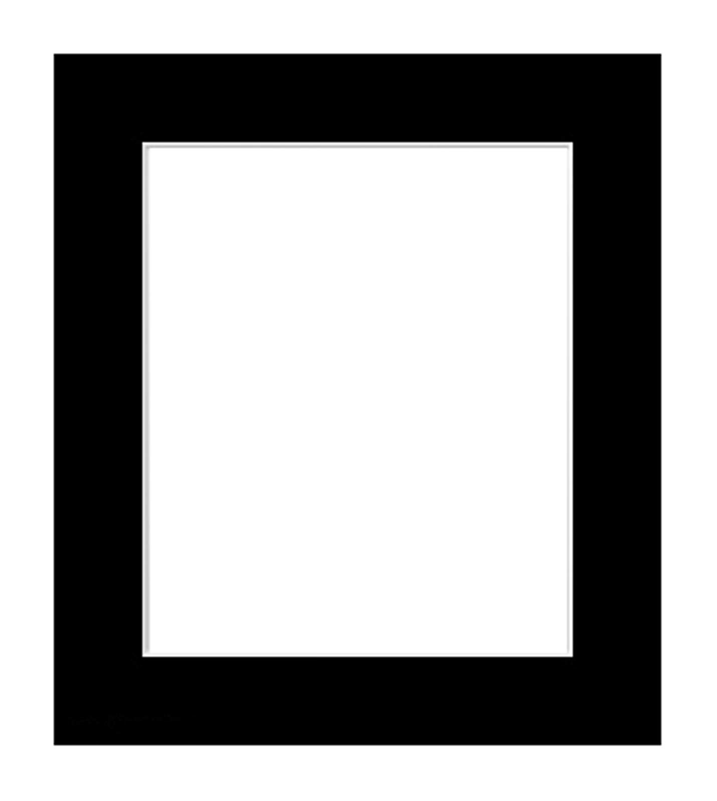 Single Black Picture/Photo Mount Size 40x40cm to fit Image 30x30cm