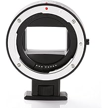FocusFoto Electronic Full Frame Auto Focus Adapter Ring for Canon EOS EF EF-S Lens to Sony E Mount NEX-7 6 5 A7 A7S A7R II Camera Body
