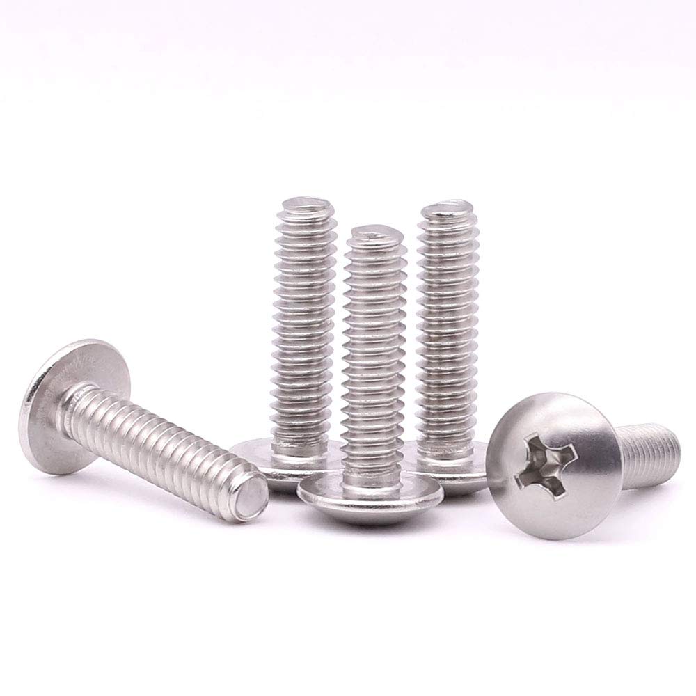 1/4 20 Stainless Steel Bolts 1/4-20 X 1-1/2" Phillips Truss Head Machine Screws Stainless Steel 18-8 Qty 25 1/4 X 20 Threaded Knobs - Foto 7