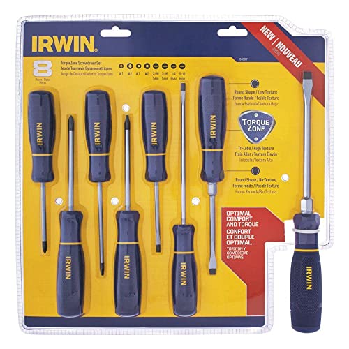 IRWIN Screwdriver Set, 8 Piece (1948801)
