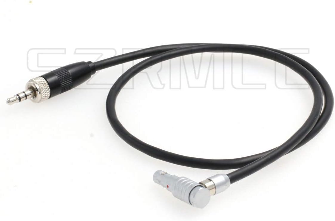 SZRMCC ARRI Alexa Mini or Z CAM E2 Camera 00B 5 Pin to Locking 3.5mm TRS Plug Audio Cable for Sennheiser