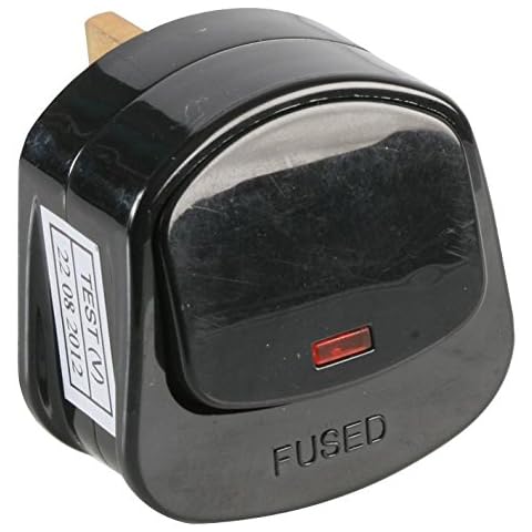 Pro Elec 2138 Black 13A Switched Plug Cover
